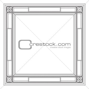 Decorative modern frame