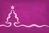 Violet Christmas Background