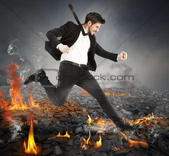 Running on hot coals