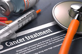 Cancer treatment. Medical Concept.