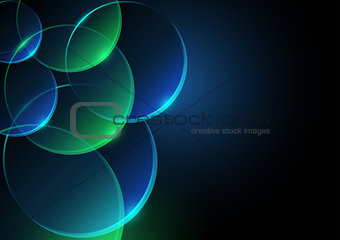 Abstract Background with Circles