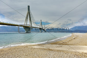 The cable bridge between Rio and Antirrio