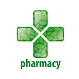 vector logo cross for pharmacy