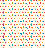 Seamless Pattern with Colorful Geometric Objects