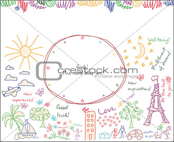 Vector Goals dreams and wishes background