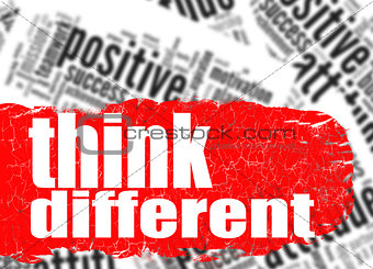 Word cloud think different