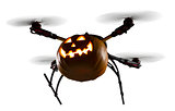 Halloween Drone on White