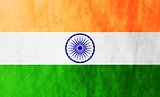 Republic of India grunge flag