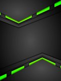 Green and black contrast gradients tech design