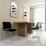 dining area in a modern office