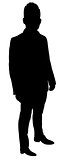 a man silhouette vector