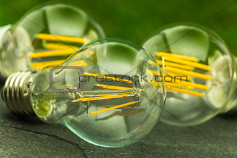 green light,  E27 LED bulbs with various chips