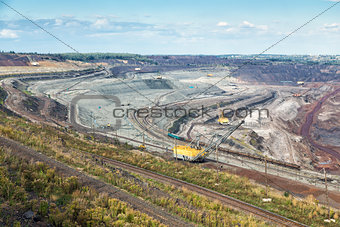 Iron ore mining. Zheleznogorsk. Russia