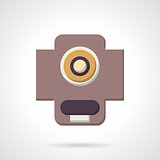 Flat color support bearing vector icon. 
