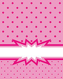 Card invitation pink