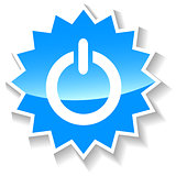 Power blue icon