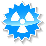Nuclear blue icon
