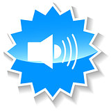 Sound blue icon