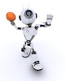 Robot Playing American Football