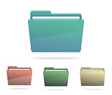 Set of Folders with papers.