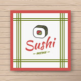 Sushi menu design