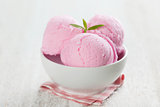 Strawberry ice cream