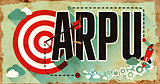ARPU Word on Grunge Poster.