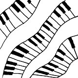 Piano - vector illustration