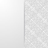 Abstract background with traditional ornament. Vector illustration.