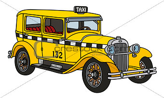 Vintage taxi