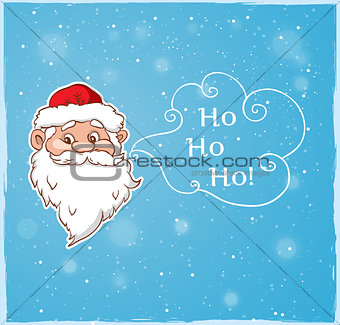 Background with Santa Claus