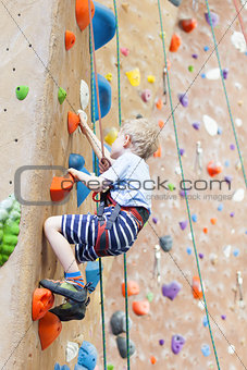 kid climbing