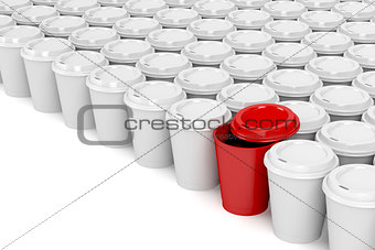 Red coffee cup