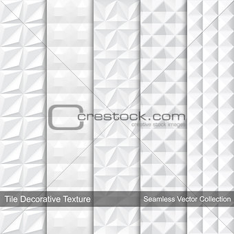White texture, vector collection.