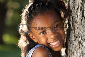 Happy Afro Child
