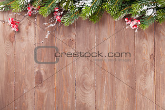 Christmas background with fir tree