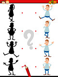 shadow task for preschoolers
