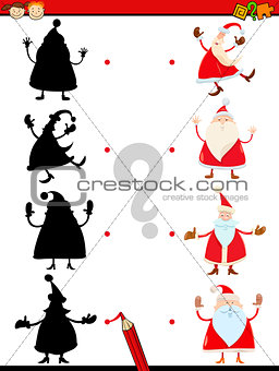 shadow task with santa claus