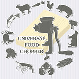 Universal food chopper