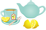 Lemon Tea Set