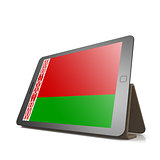 Tablet with Belarus flag