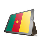 Tablet with Cameroon flag