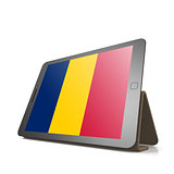 Tablet with Chad flag