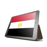 Tablet with Egypt flag