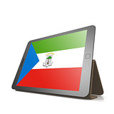 Tablet with Equatorial Guinea flag