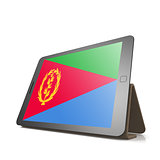 Tablet with Eritrea flag