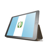 Tablet with Guatemala flag