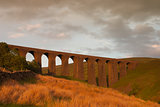 Old Arten Gill Viaduct in Yorkshire Dales National Park