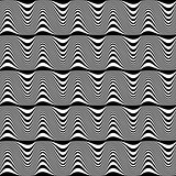 Seamless  wavy lines pattern. 