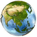southeast Asia on Earth